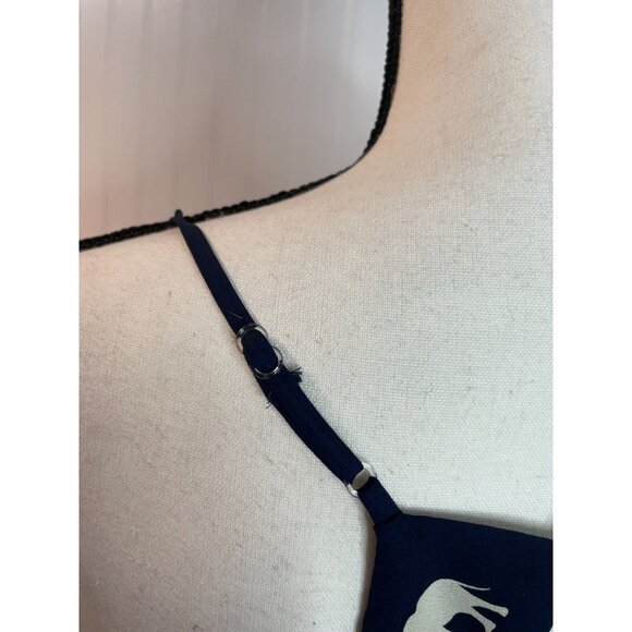 Everly Navy Sleeveless Dress With Elephant Print & Adjustable Straps Size S - Picture 7 of 13